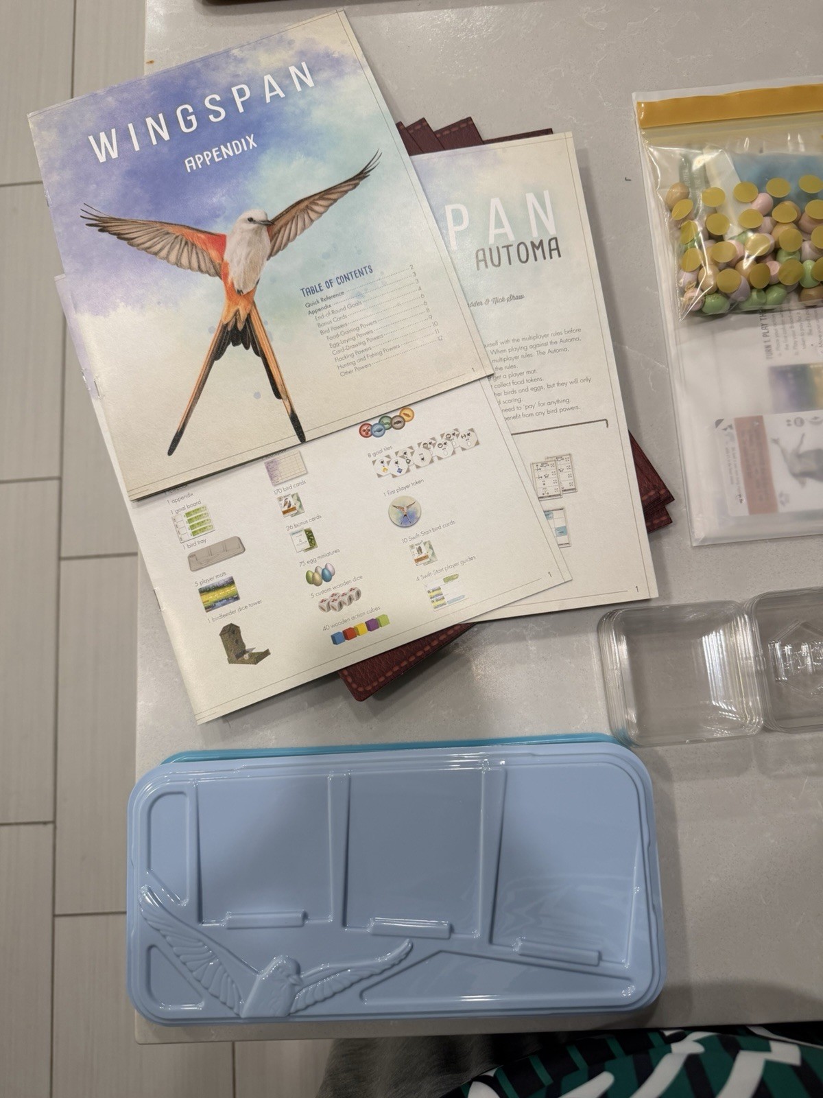 Wingspan Board Game by Hargrave from Stonemaier Games 2019 – COMPLETE Open Box