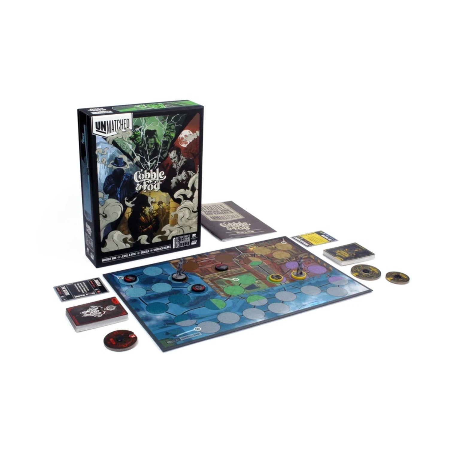Unmatched: Cobble & Fog Board Game by Restoration Games NEW in Shrink