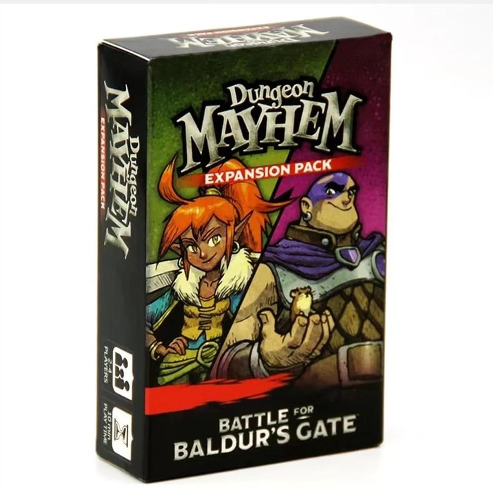 Dungeon Mayhem: Battle for Baldur’s Gate Card Game, Black Edition