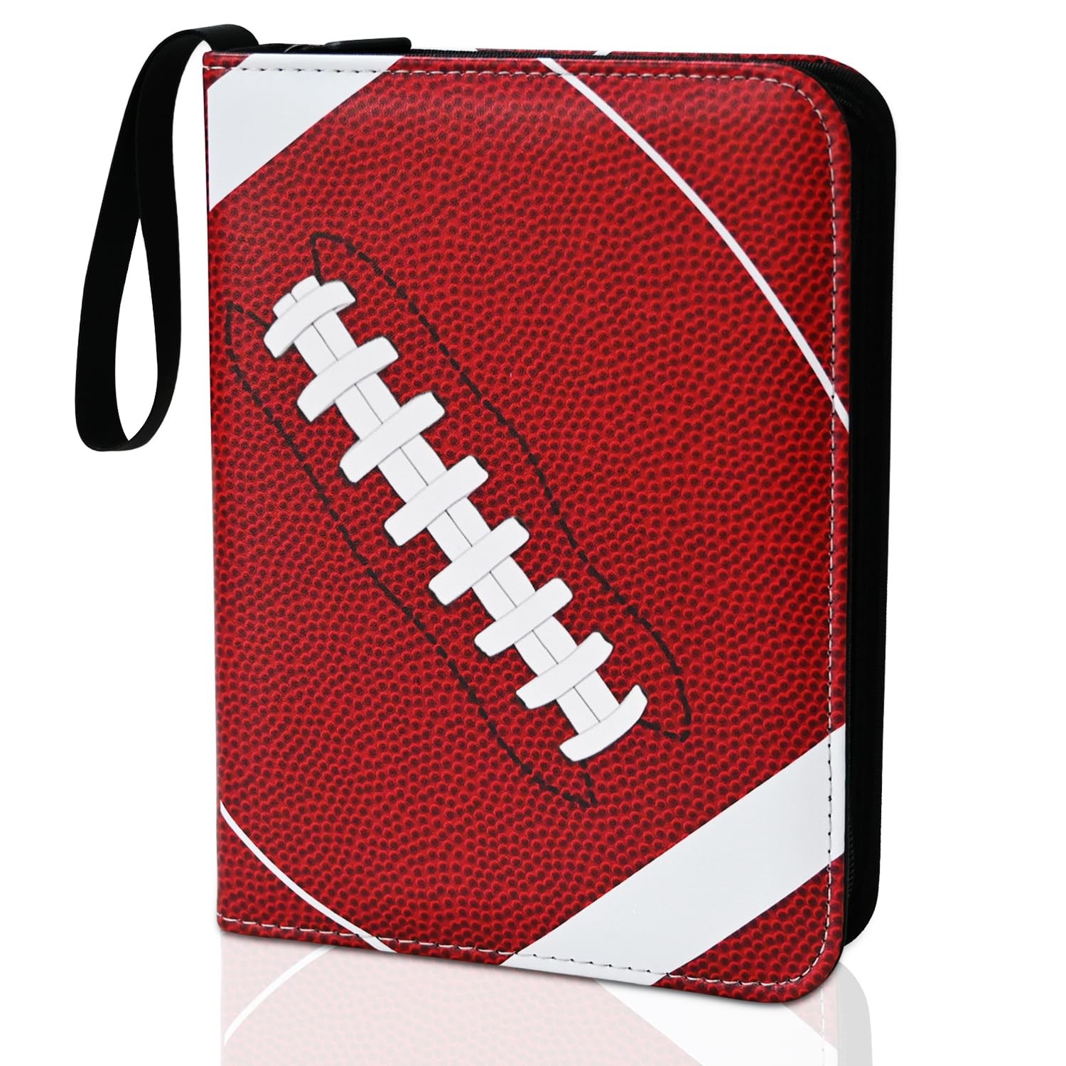 400 Card Binder Pockets, Trading Albums with 50 Football Card, Red