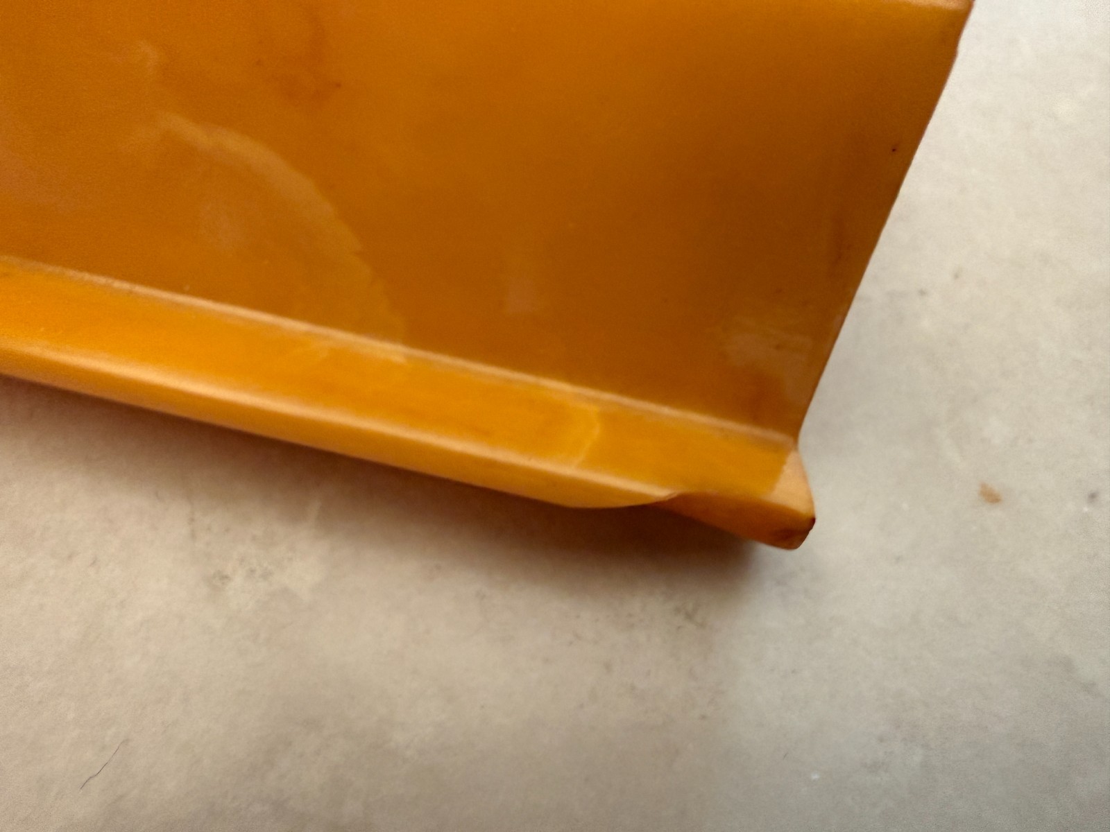 Vintage Mah Jong Rack 1950s Bakelite Catalin Yellow Gold Translucent from set
