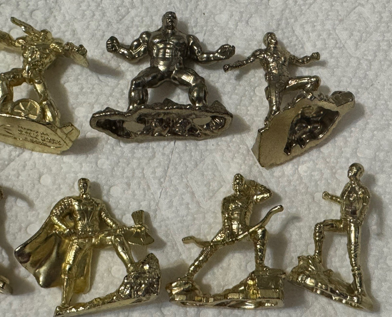 Monopoly Avengers Marvel Game Set of 11 Gold Character Token Pieces