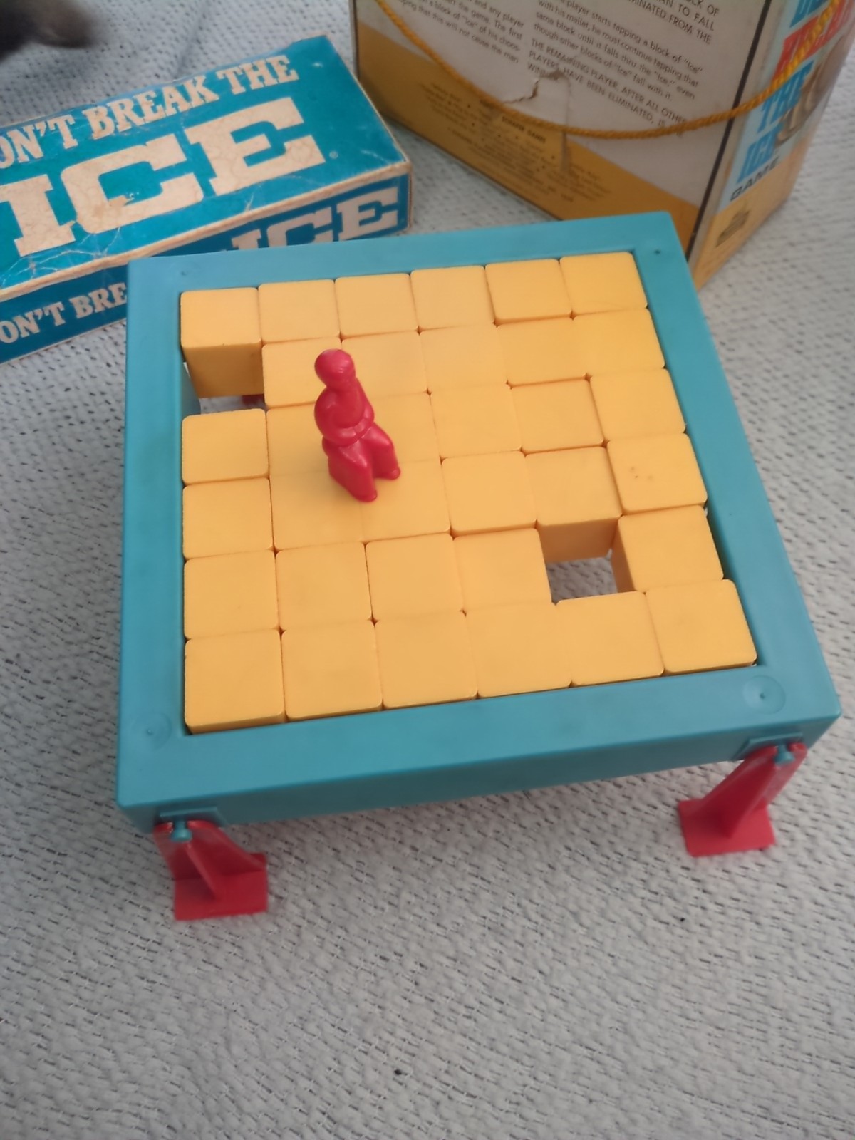 Vintage 1970 Don’t Break the Ice Game Missing Mallets
