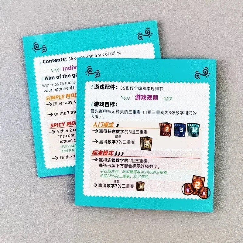 Trio Family Card Game of the Year Nominee Party Game for 3–6 Players