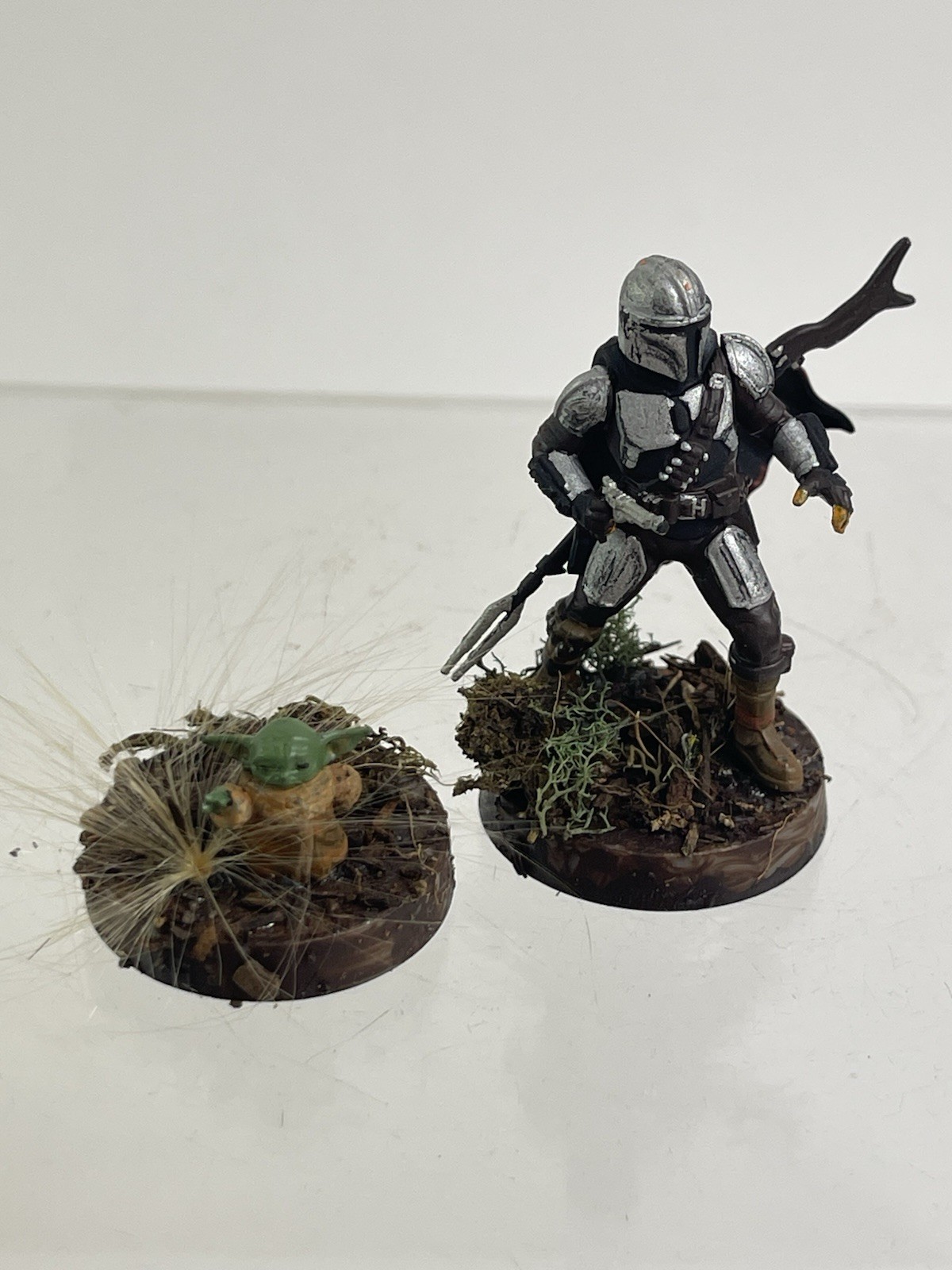 Hand Painted Star Wars Legion Din Djarin & Grogu Operative Expansion AMG SWL98