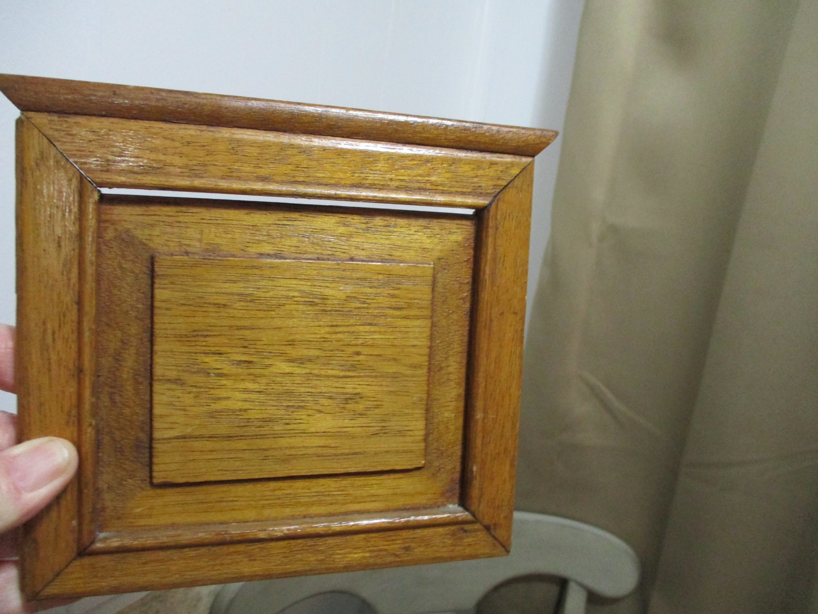 Antique Mahjong 5 Drawer Wood Box Set Bamboo Bone Mah-Jongg