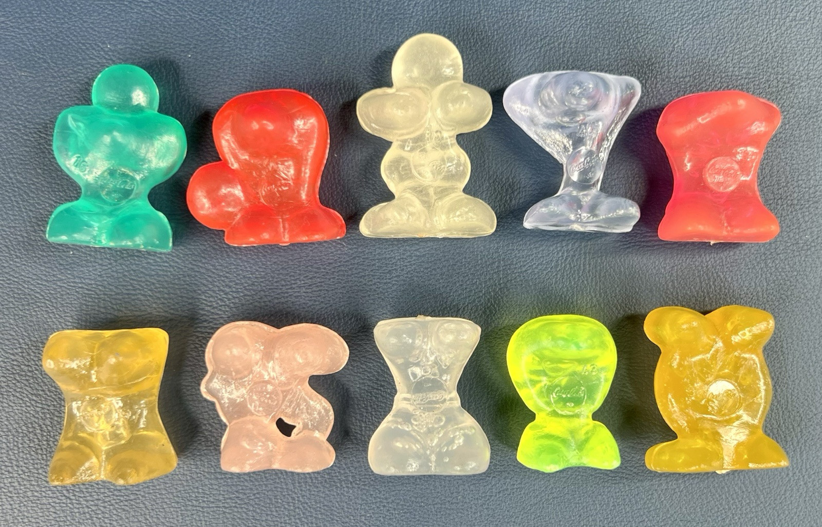 Lot of 10 Hielocos Futboleros Sports Figures – 1990s Crazy Bones GoGo’s Vintage