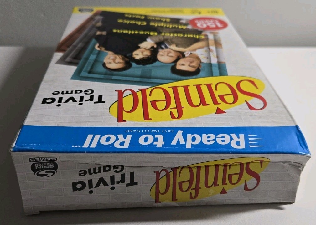 SEINFELD TRIVIA GAME Ready To Roll NEW 2021 Trivia Game Pop Culture 90’s