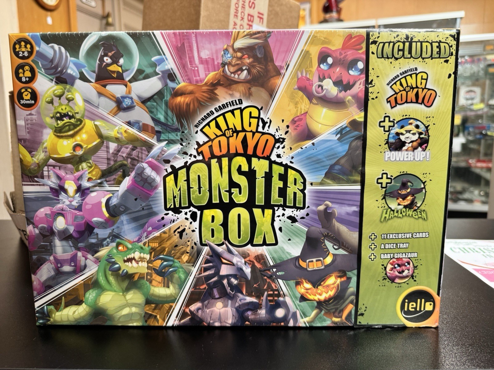 King of Tokyo: Monster Box New With Shrink Exclusive Cards Inside Free Shipping