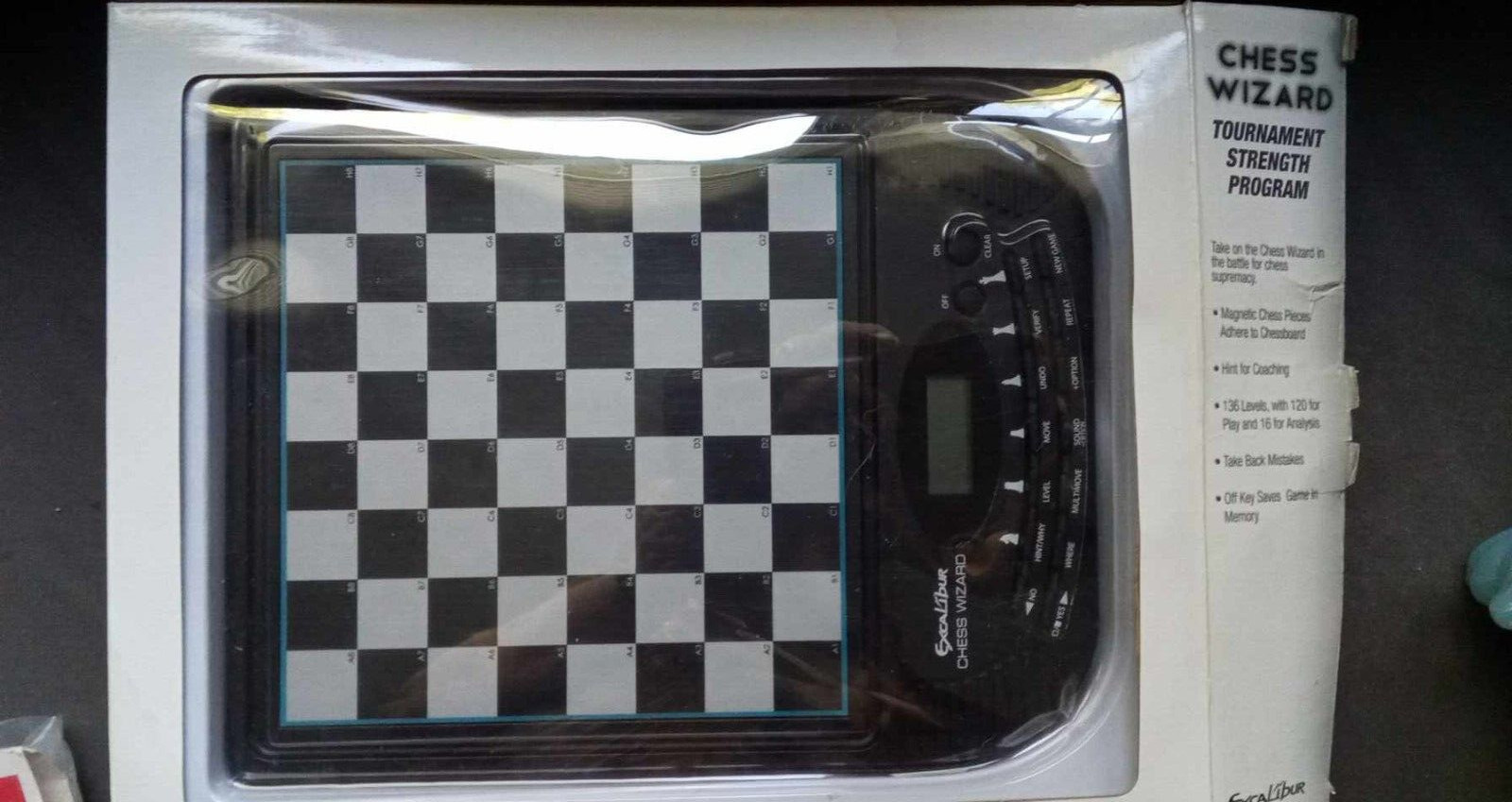 New Excalibur Chess Set Wizard Box Electronics Board Game