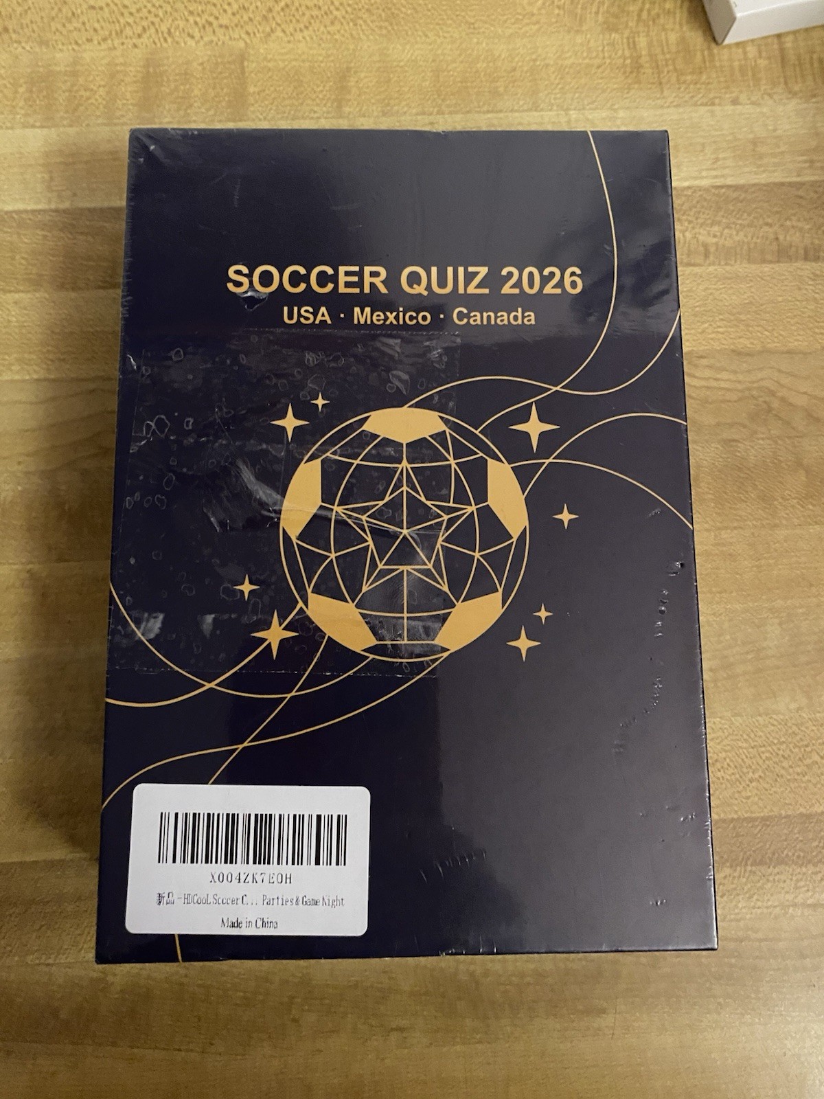 New Soccer Quiz 2026 Sealed Quiz Card Game, Adult, 2+ Players, Complete Game