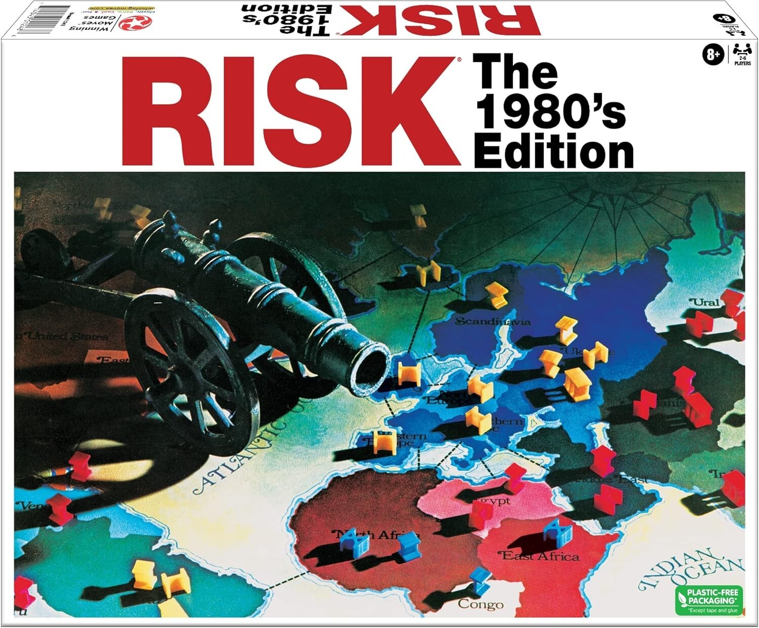 Risk The 1980’s Edition Board Game – Family Game Night Kids 8+ & Adults