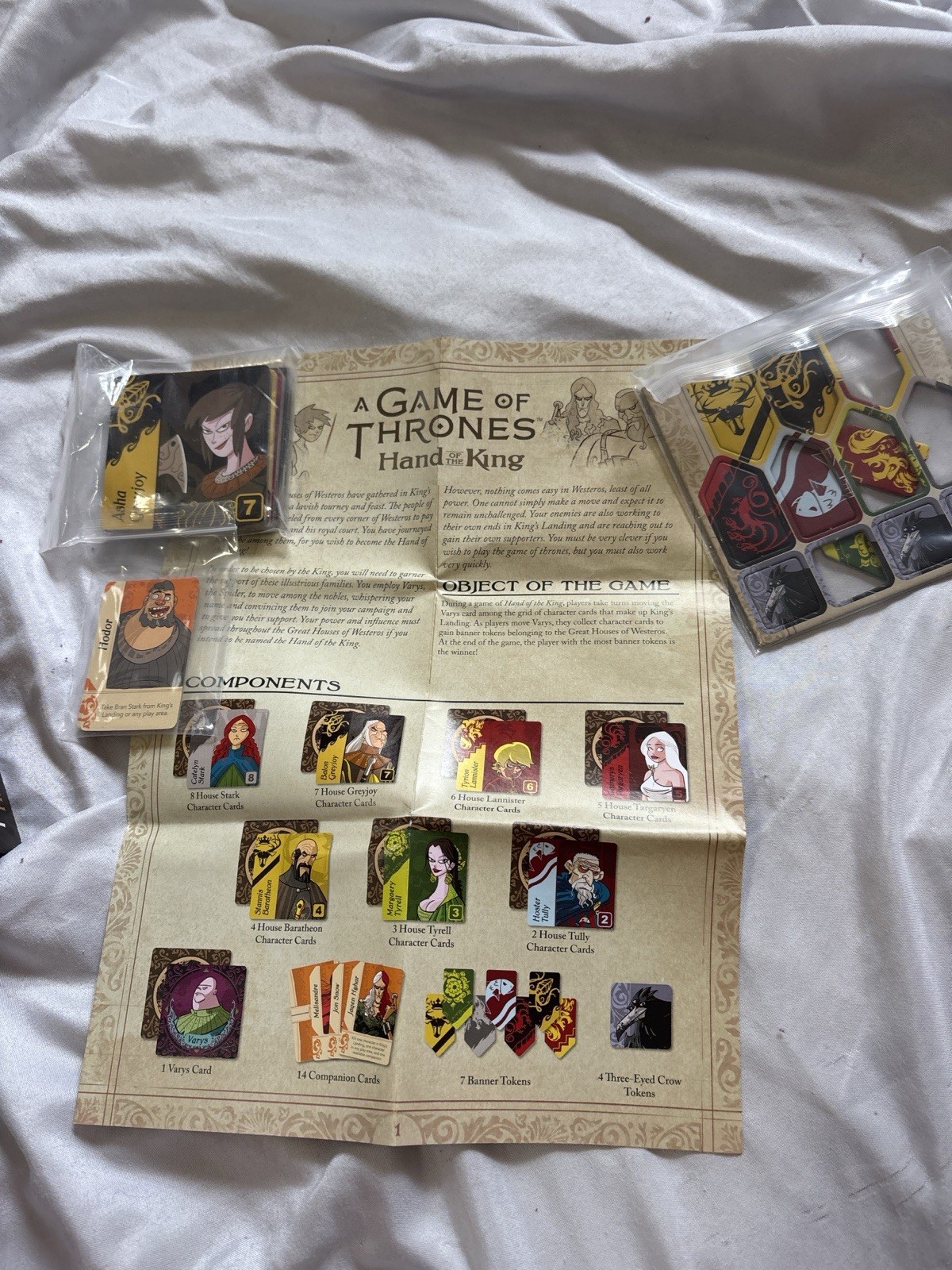 A Game of Thrones – Hand of the King -Whimsical Game of Wits Bruno Cathala 2016