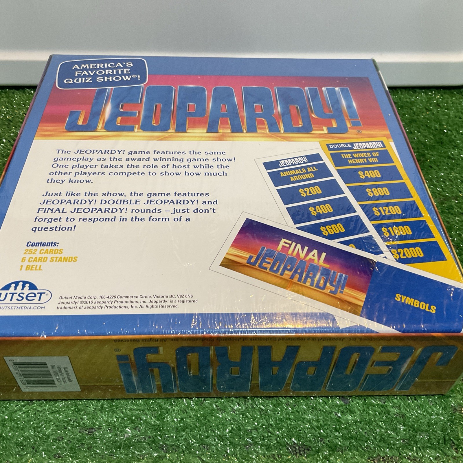 Jeopardy Deluxe Edition TV Quiz Show Family Game By Outset 2016 NEW SEALED