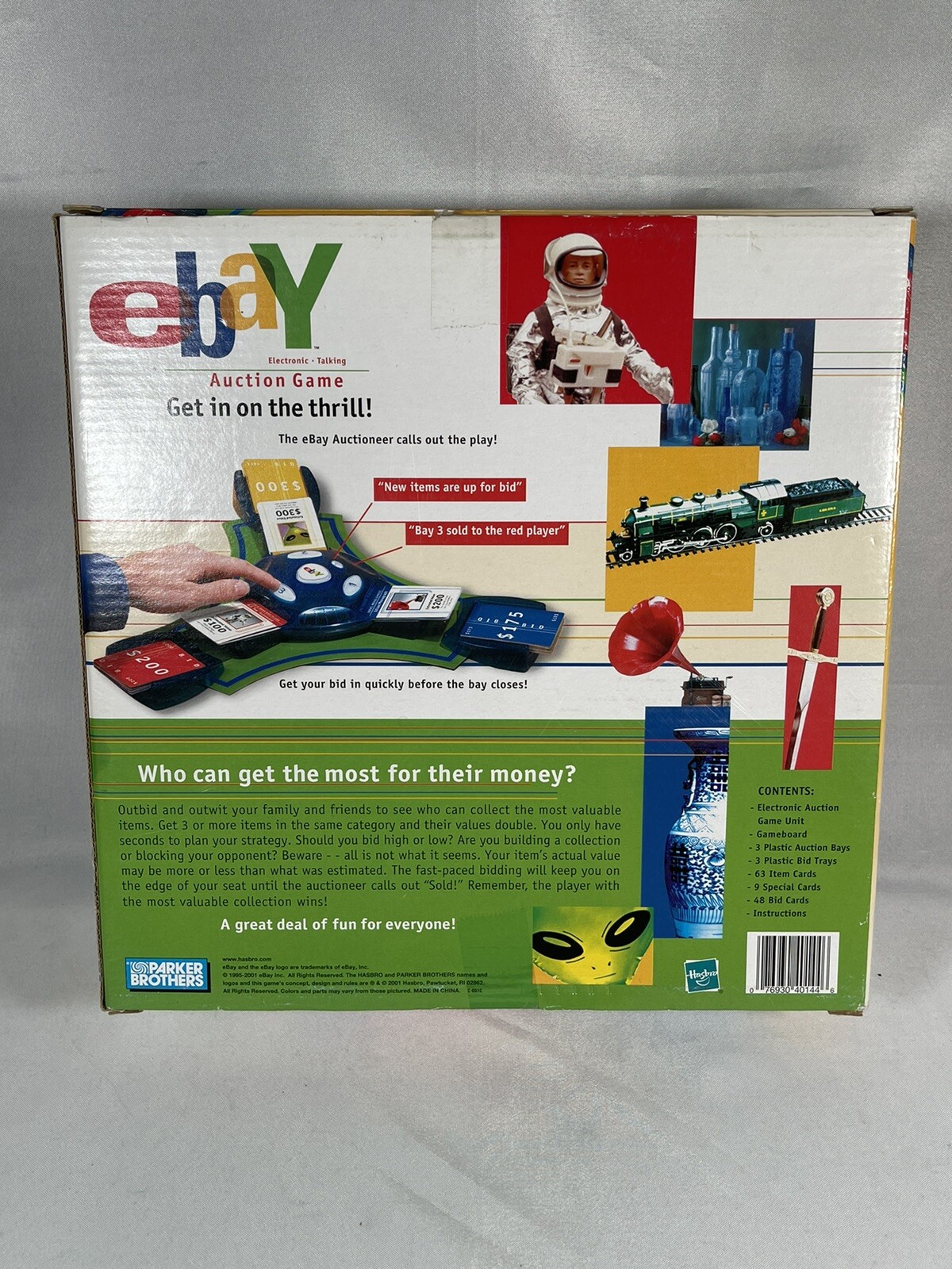 2001 Ebay Electronic Talking Board Game Auction Hasbro Parker Bros NEW Open Box