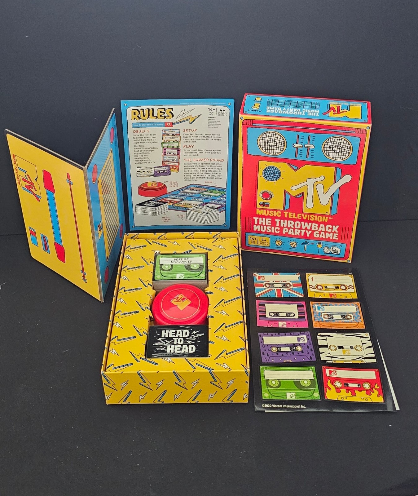 MTV Game The Music Throwback Party Quiz For Adults And Teens Ages NEW – [B-6]