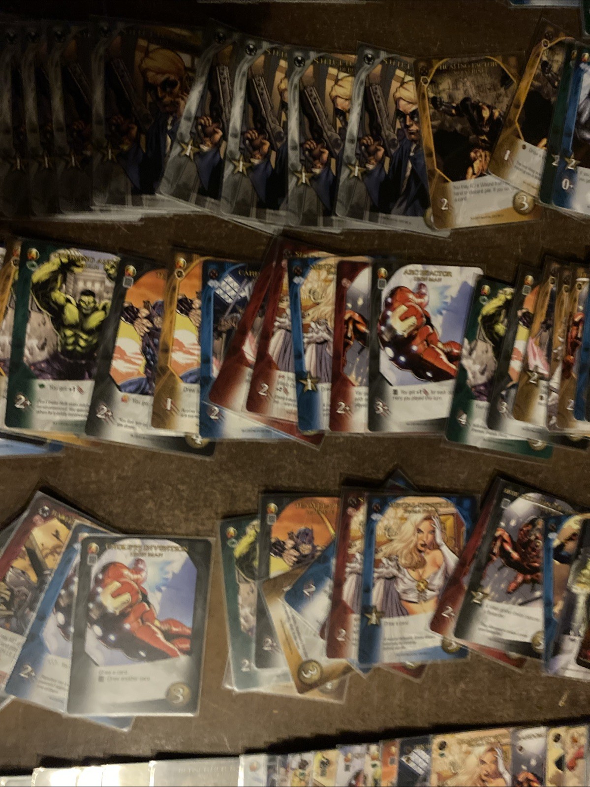 Lot of 500 Upper Deck Marvel Legendary Cards