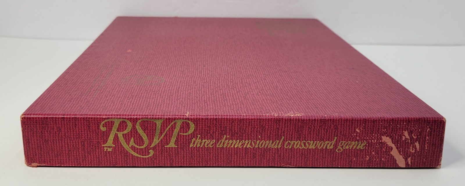 1966 Selchow & Righter Co Scrabble Brand RSVP 3D Crossword Game Complete