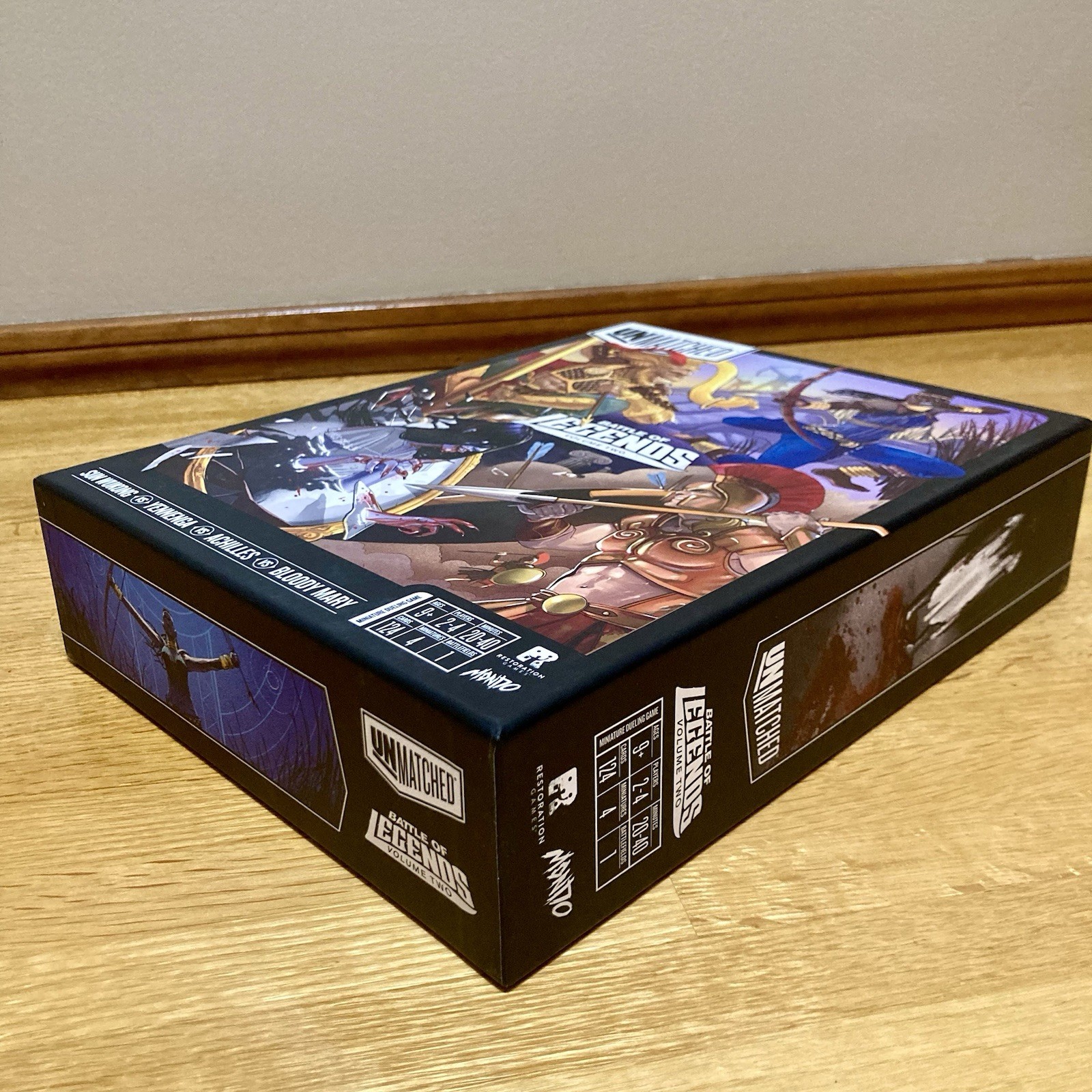 Unmatched, Battle Of Legends Volume Two, Board Game Complete – Restoration Mondo