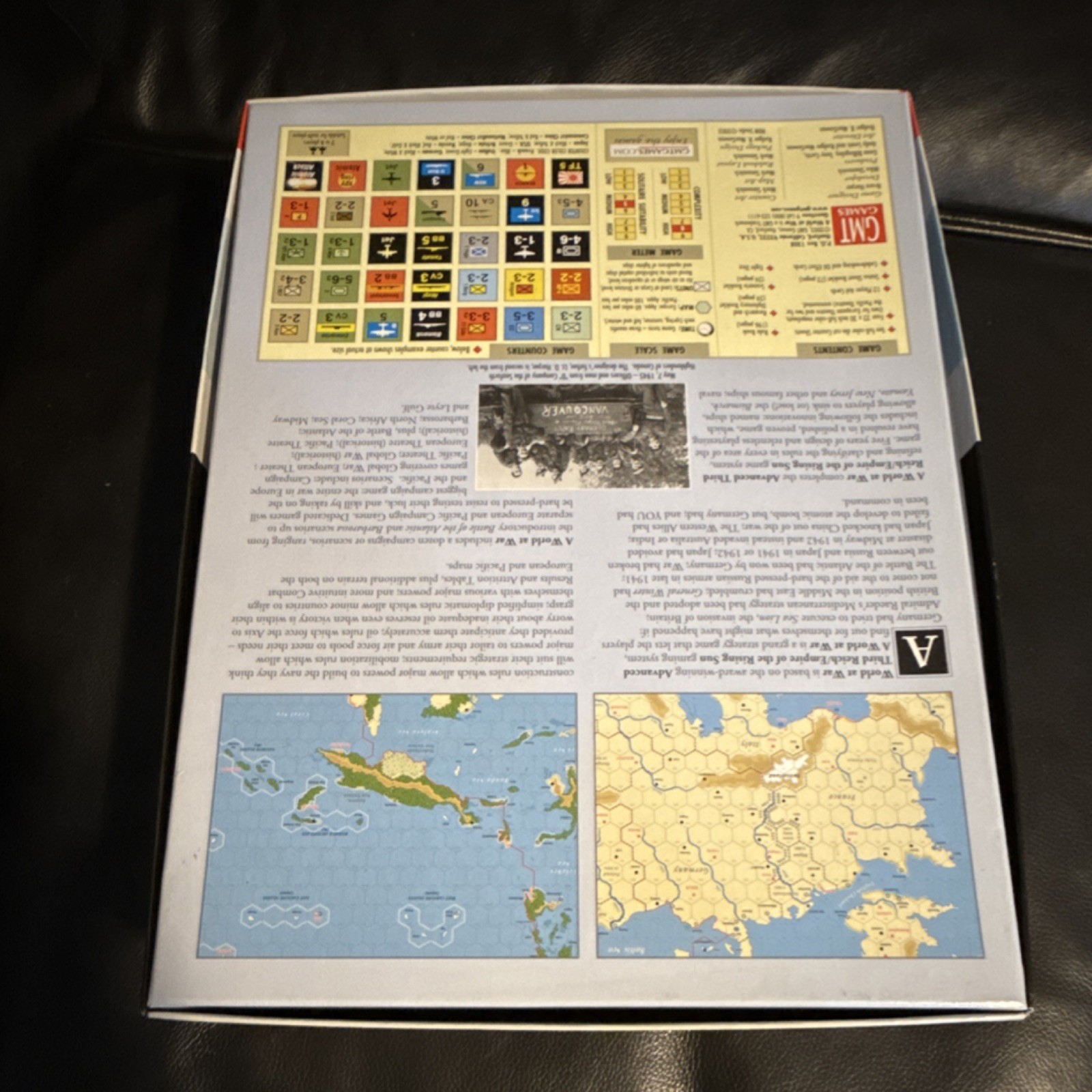 GMT A World at War: Second World War in Europe & Pacific Board Game UNPUNCHED