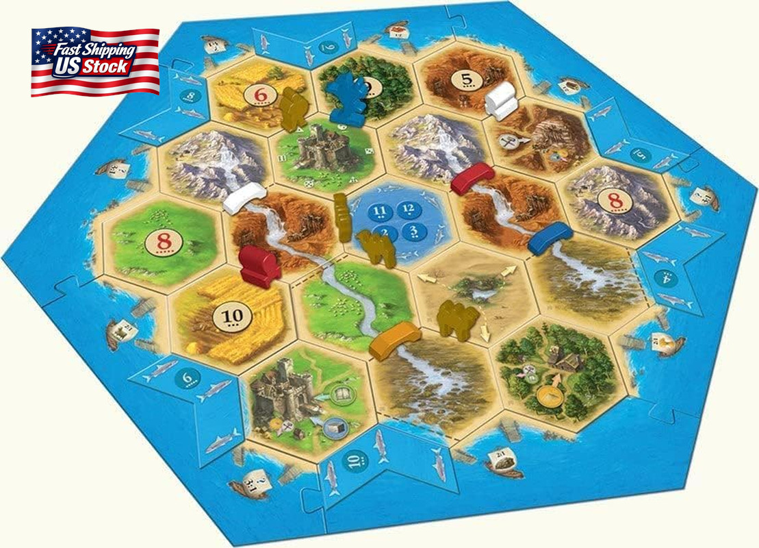 CATAN Traders & Barbarians Board Game Expansion – Customize Your Asmodee CATAN E