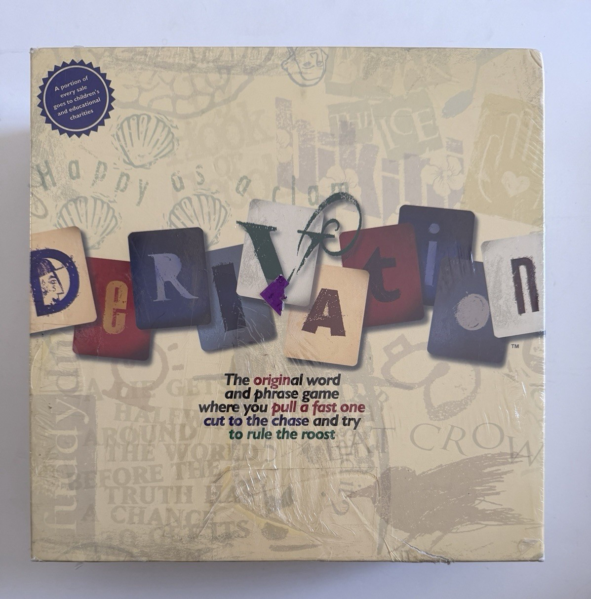 Derivation Board Game Word & Phrase 4 to 10 Players Teens to Adult NEW Entspire