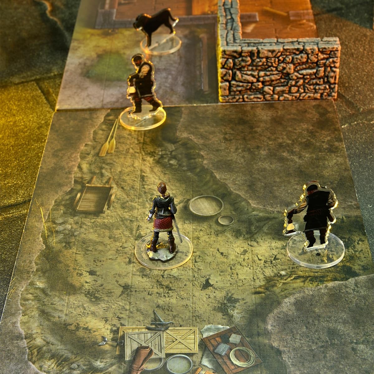Prison Break Model Escape Room Toy with Miniatures and Scenario Tiles