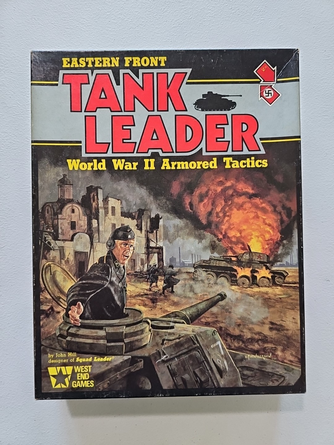 West End Games Eastern Front Tank Leader WWII Armored Tactics | wargame | GOOD