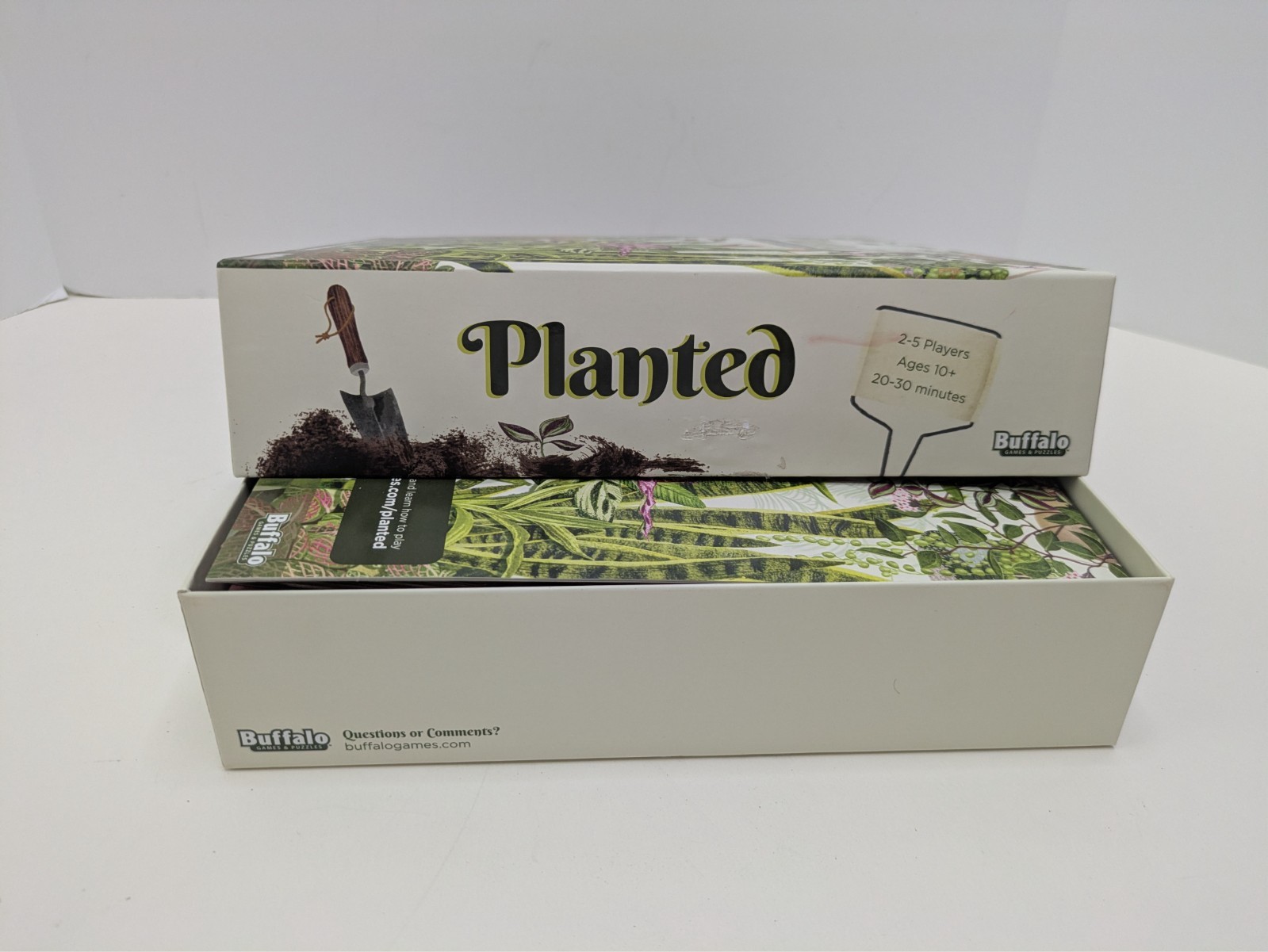Buffalo Games Planted Board Game Nature Theme 2-5 Players Ages 10+ Complete Game