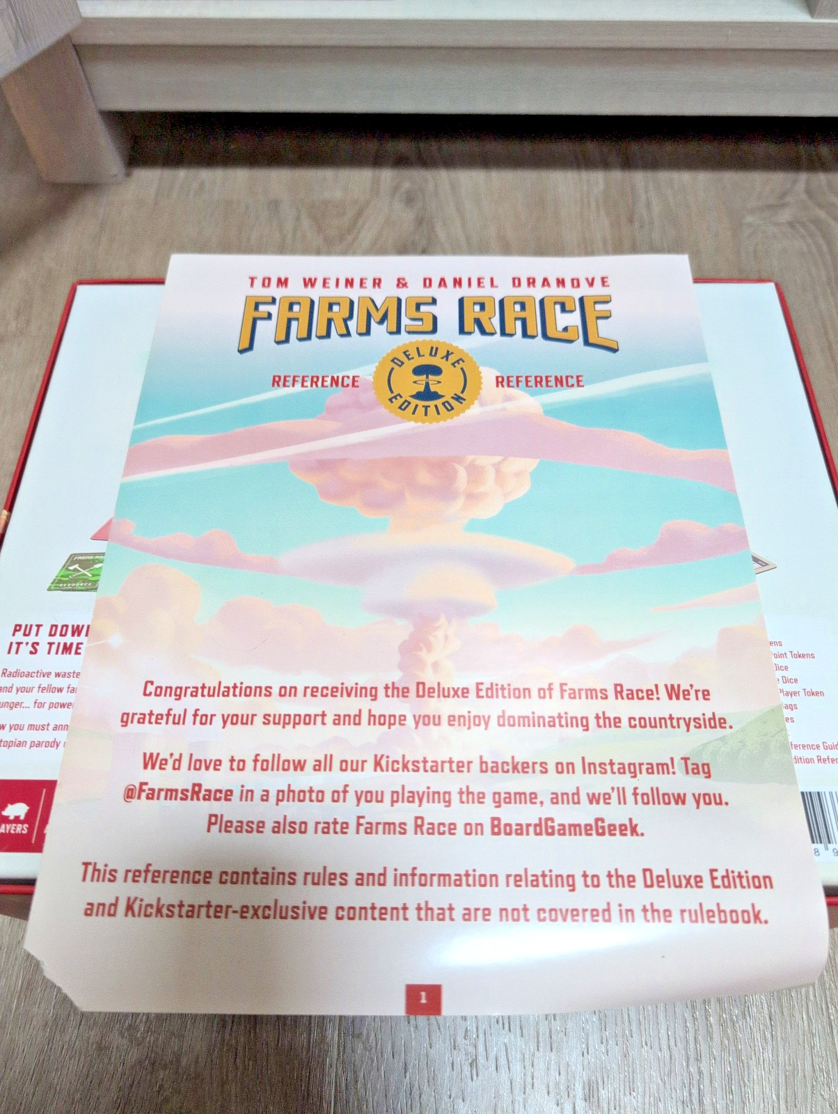 NEW Farms Race Deluxe Edition Game Medium Brow Games Strategy Board Game