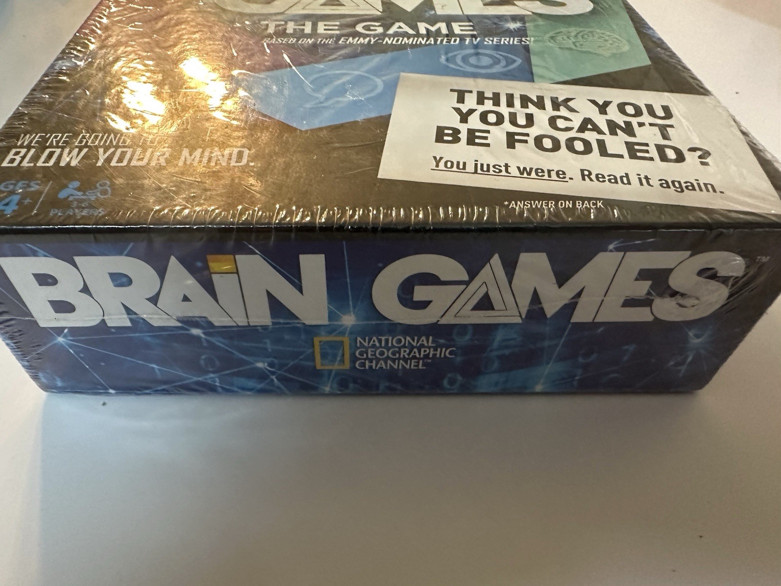 Brain Games Board Game The National Geographic Channel Brand New Factory Sealed