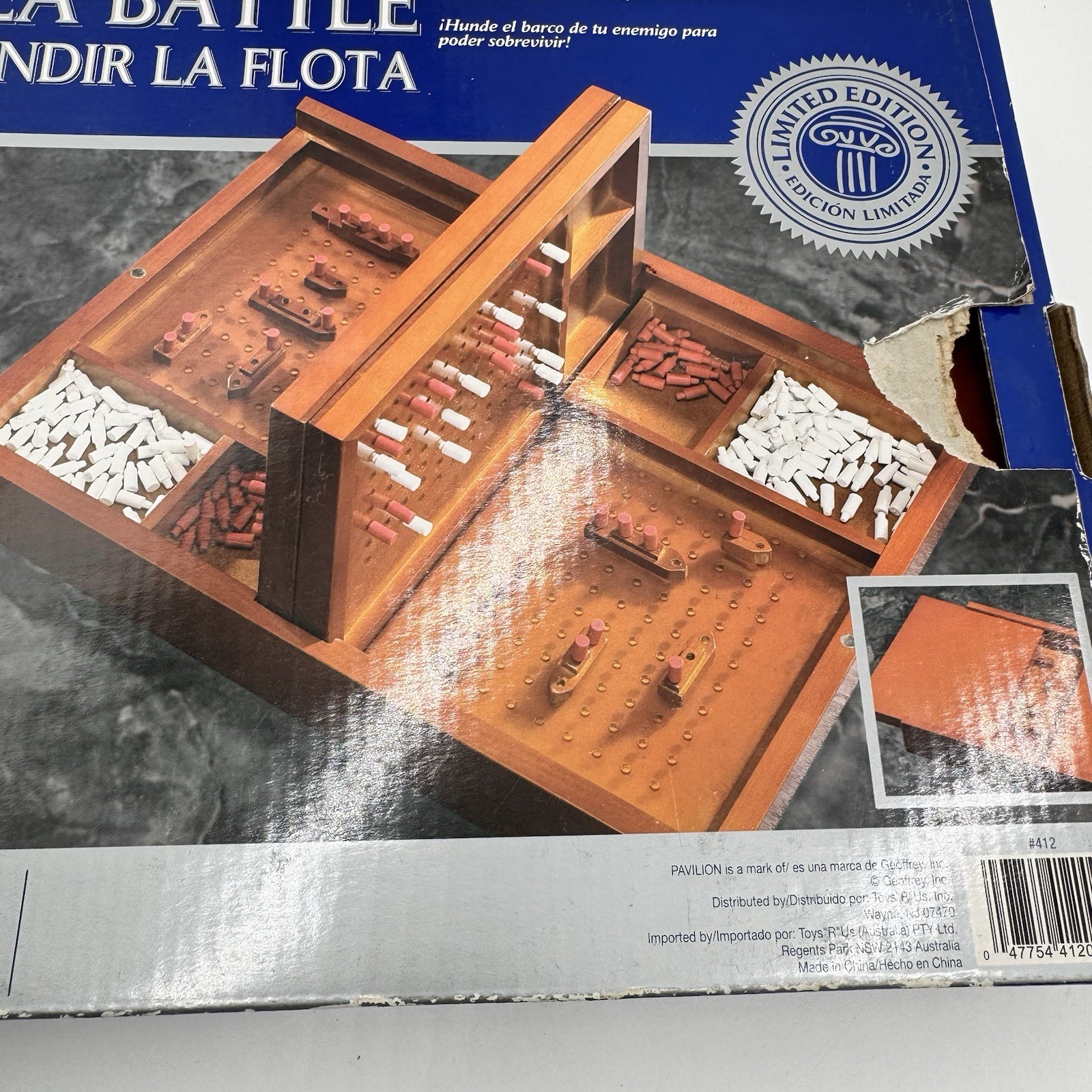 Pavilion Boardgame Sea Battle Limited Edition Game Open Box Hundir La Flota READ
