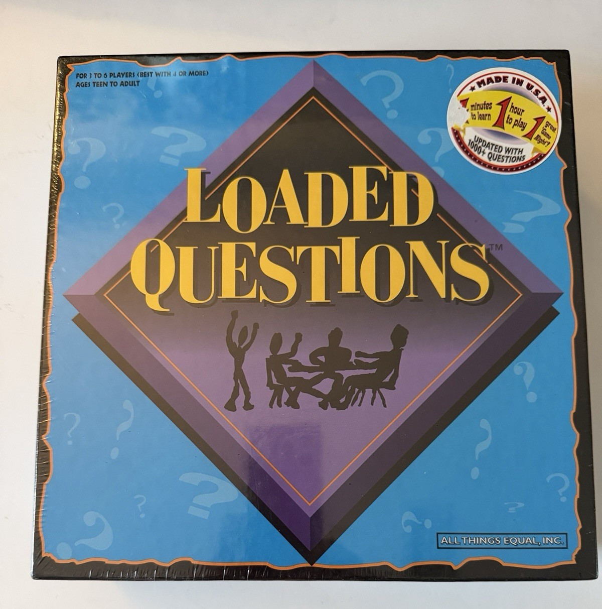 Loaded Questions Board Game Ages Teen to Adult 1 to 5 Players NEW SEALED