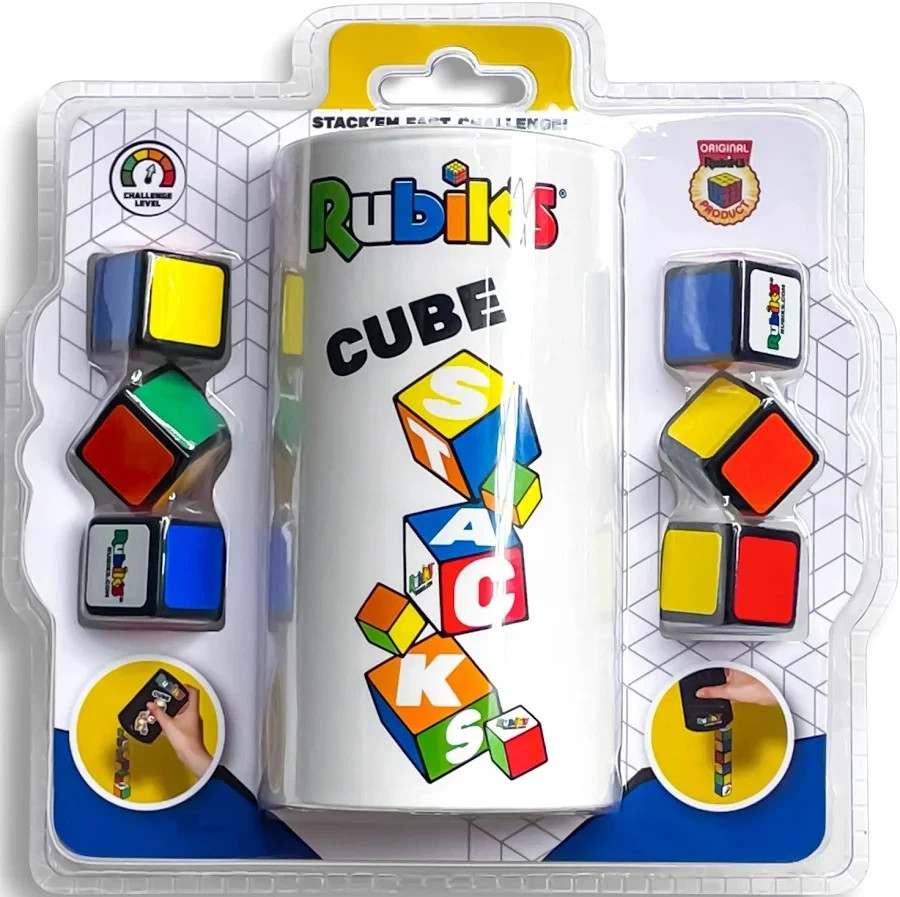 Rubik’s Cube Stacks Game New Sealed Dexterity Fast-Paced Game Night Family
