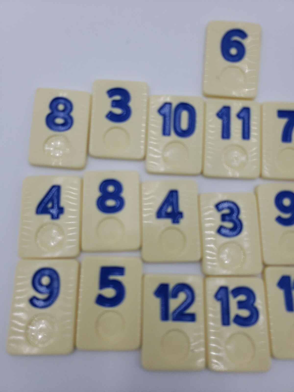 Vintage 1990 Rummikub Replacement Tiles Blue tiles Crafts Crafting