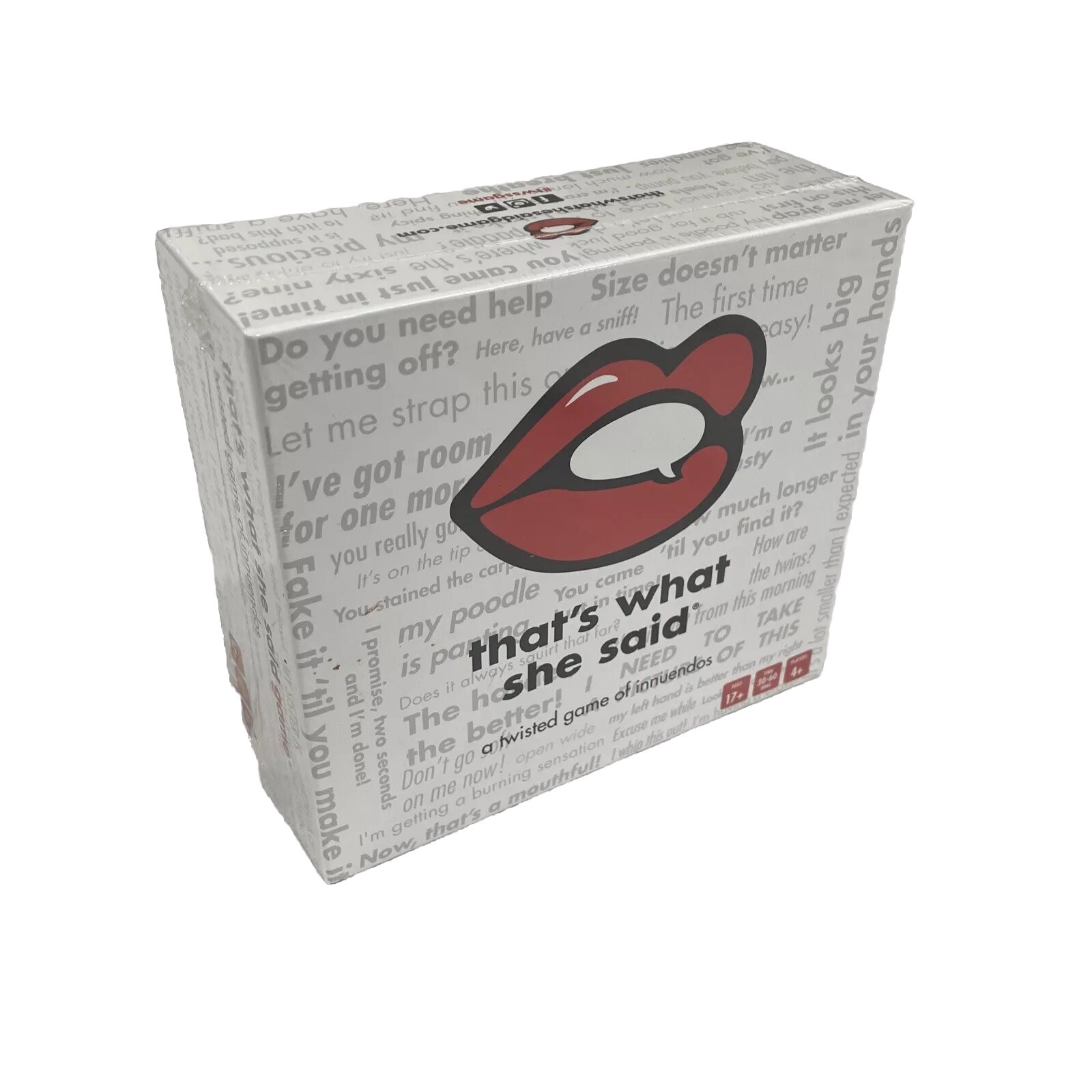 That’s What She Said The Party Game of Twisted Innuendos – TWS13777245