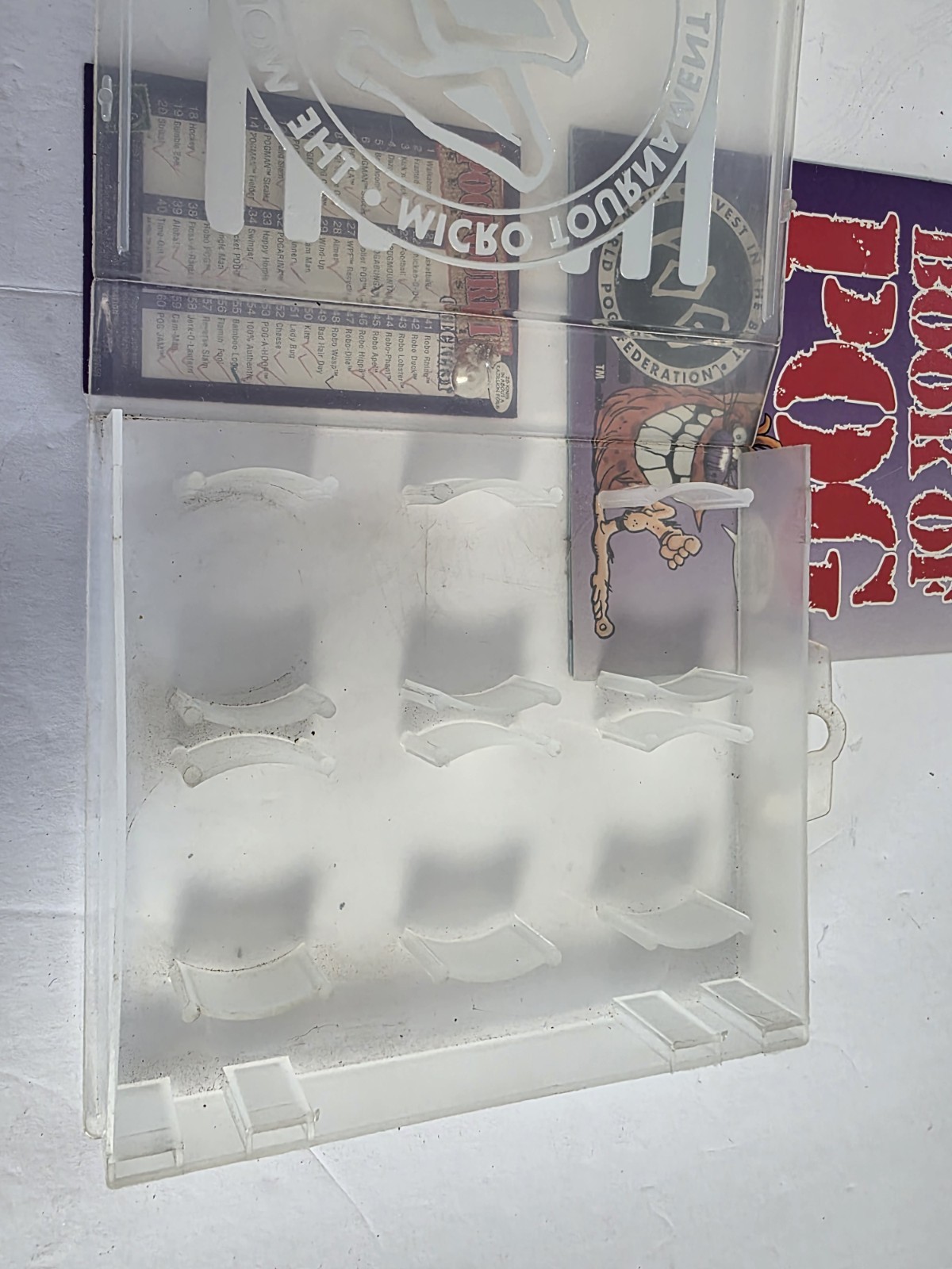 Vintage The World POG Federation Micro Tournament Game Pack Lot Of Pogman POGS