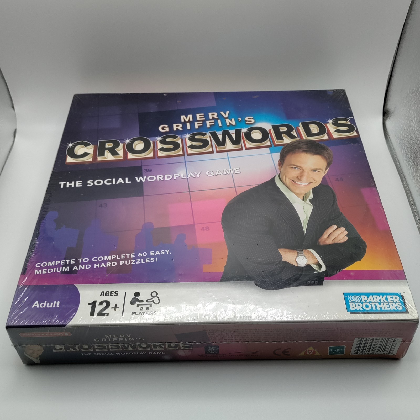 Merv Griffin’s Crosswords Social Wordplay Board Game 2008 Parker Brothers New