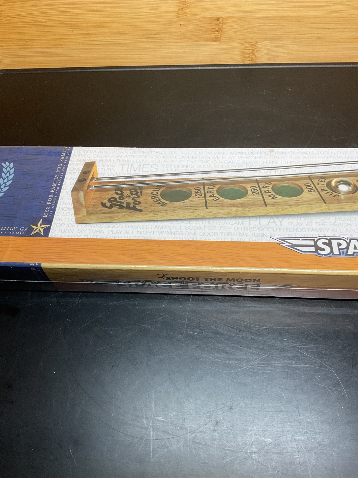 WE Games Shoot The Moon, Dark Wood – 497218 “Space Force Theme” Sealed 2007