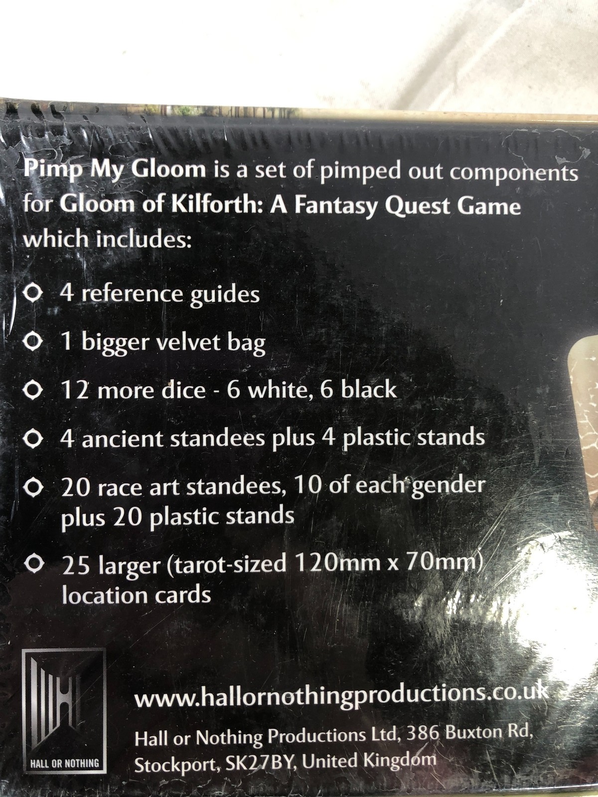 Gloom of Kilforth Pimp My Gloom Expansion Hall or Nothing Board Game