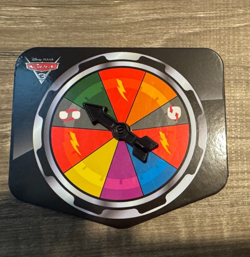 Disney Pixar Cars Surprise Slides Lightning-Fast Race Game Complete In Box