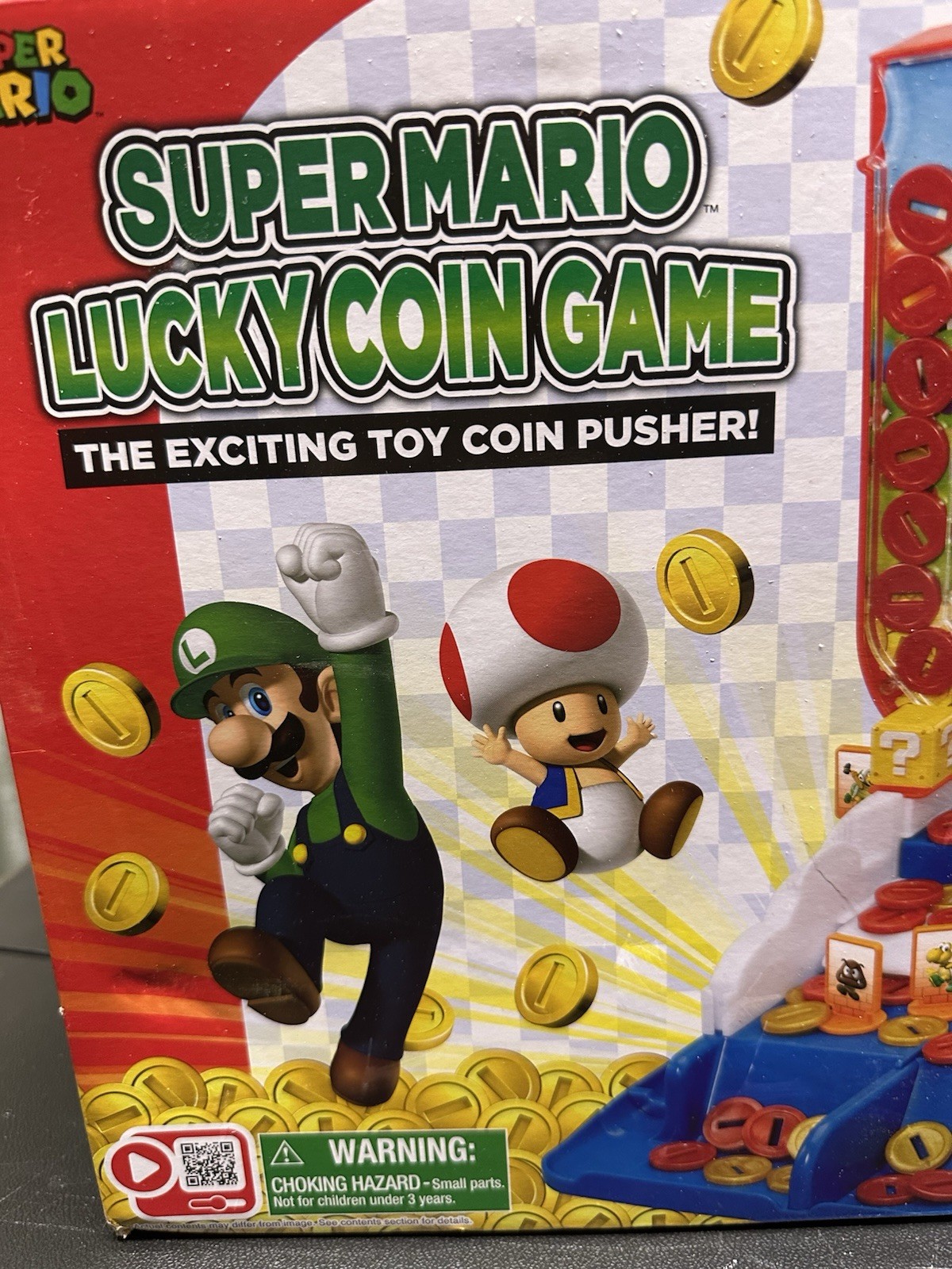 Epoch Everlasting Play Super Mario Lucky Coin Arcade Tabletop Strategy Game S…