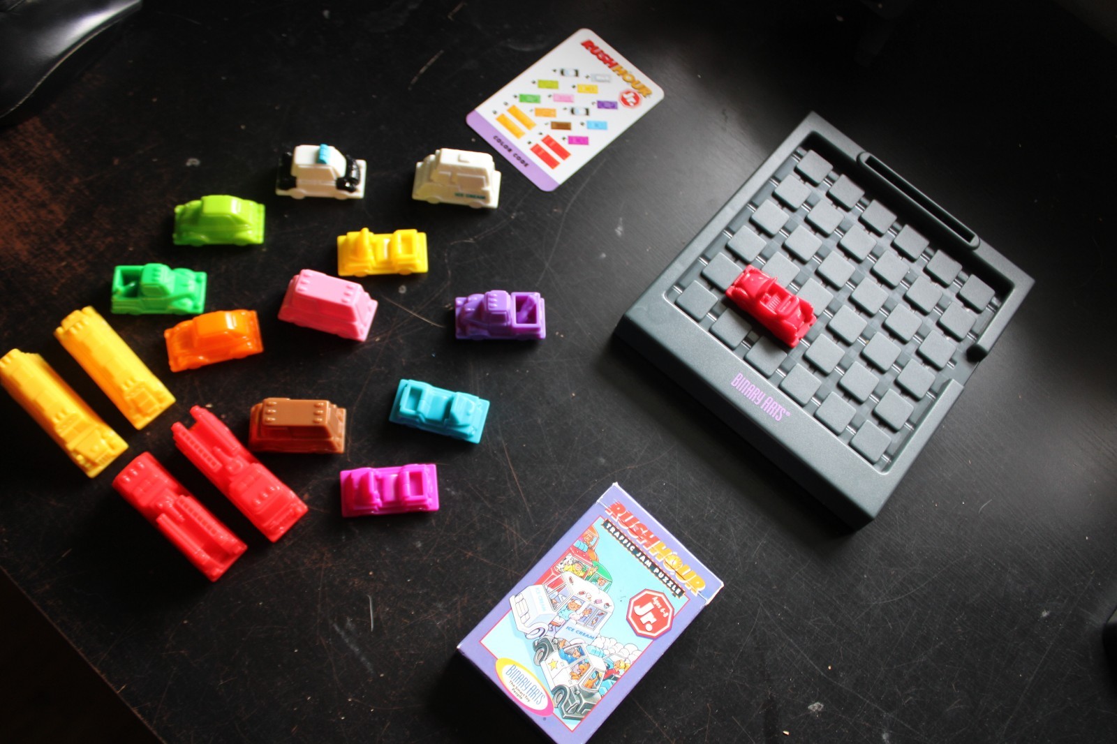 Binary Arts 2000 RUSH HOUR Junior ~ Traffic Jam Game Jr. Vintage Game Ages 6-8