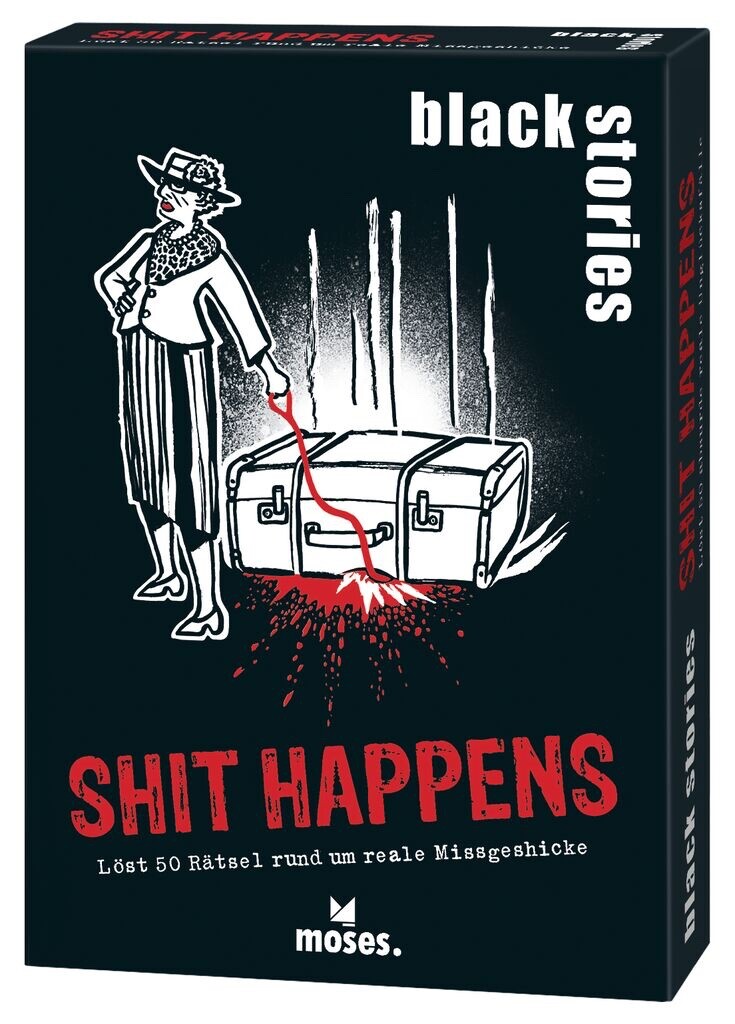 black stories shit happens Moses party game card game puzzle game guessing game