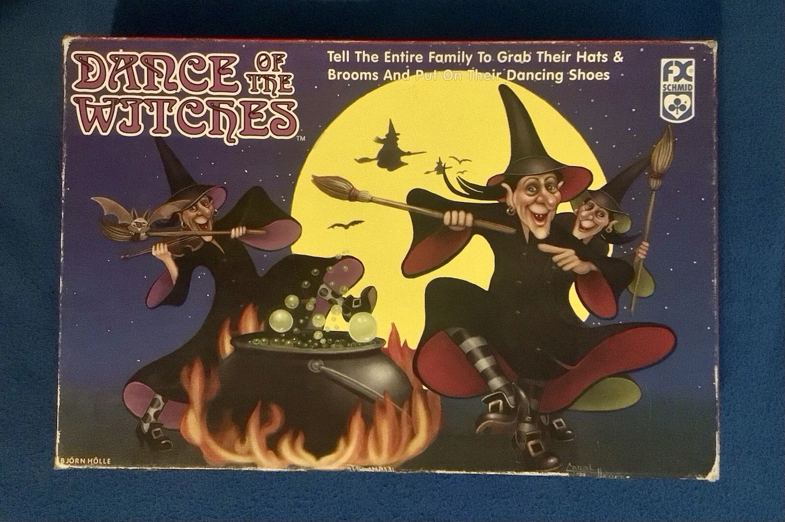 Dance Of The Witches 1997 Board Game Vintage FX Schmid Bjorn Holle Near Complete