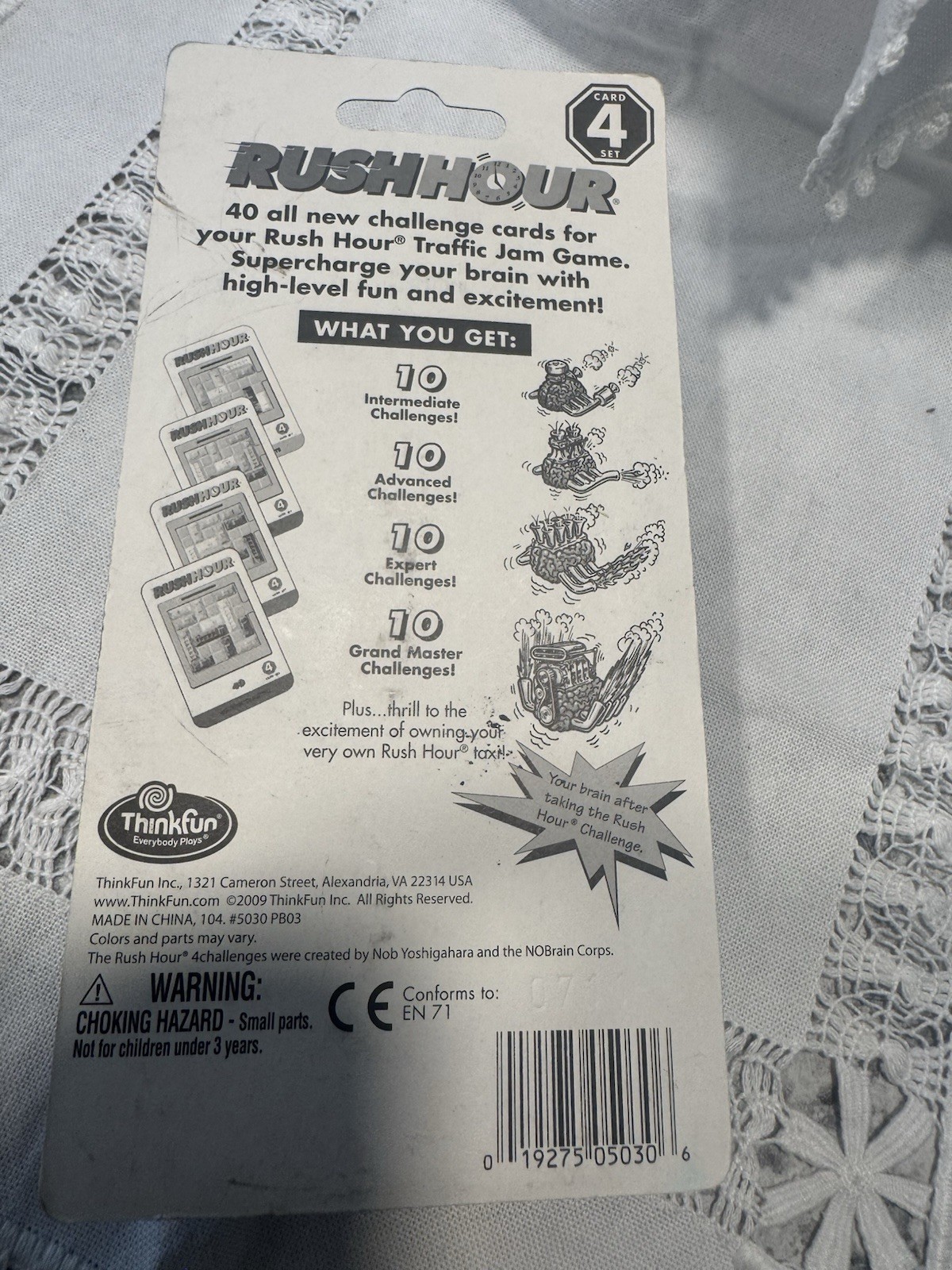 1999 Rush Hour Jam Card 4 Set 40 Cards & Car Sealed New NIP Think Fun