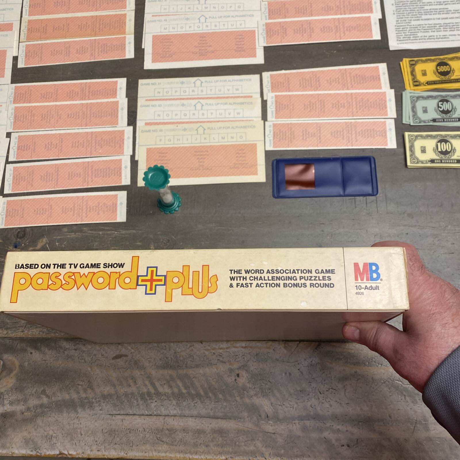 1978 Milton Bradley Password Plus Board Game First Edition Complete
