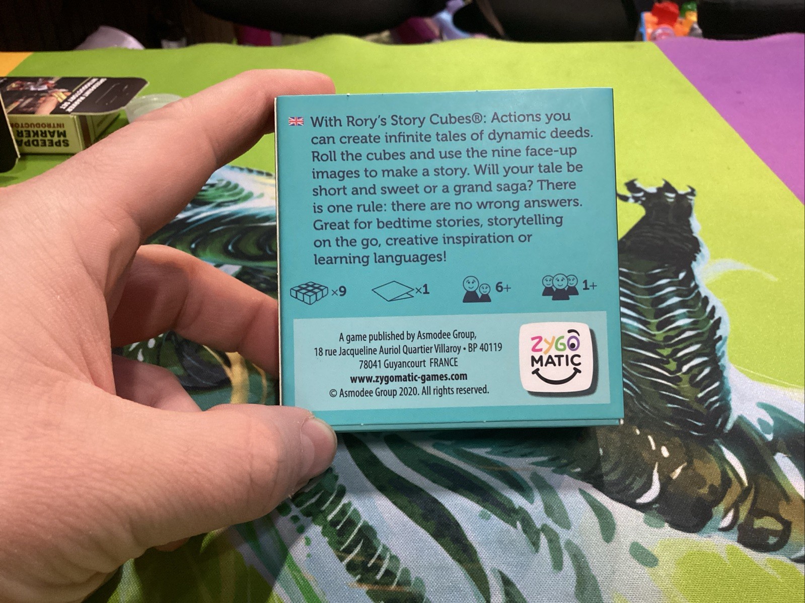 Rory’s Story Cubes Actions Dice Game Asmodee ASM RSC02 Storytelling Fairy Tale
