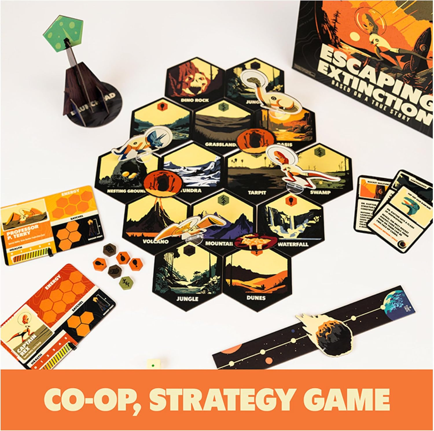 Spin Master Games, Solidroots Escaping Extinction, Cooperative Strategy Board