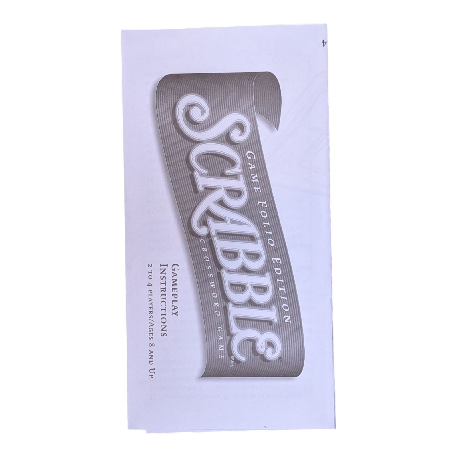 Scrabble Deluxe Travel Edition Board Game Hasbro Zipper CarryCase 100% Complete